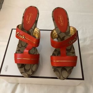 Coach Jonah Calf Platform Shoes.